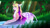 Size: 1280x716 | Tagged: safe, artist:malinraf1615, sunny starscout's mother, oc, alicorn, pony, g5, curved horn, deviantart watermark, ethereal mane, female, g5 oc, hilarious in hindsight, horn, leonine tail, mare, obtrusive watermark, solo, starry mane, starry wings, tail, water, watermark, wings
