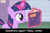 Size: 1920x1250 | Tagged: safe, edit, edited screencap, screencap, twilight sparkle, pony, unicorn, comic:celestia's servant interview, a canterlot wedding, g4, my little pony: friendship is magic, book, caption, cs captions, cute, female, filly, filly twilight sparkle, foal, image macro, levitation, magic, magic aura, reading, solo, telekinesis, text, twiabetes, unicorn twilight, younger