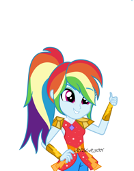 Size: 3632x4632 | Tagged: safe, artist:andypaint, rainbow dash, human, equestria girls, g4, crystal guardian, simple background, solo, transparent background