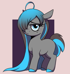 Size: 2716x2874 | Tagged: safe, artist:luxsimx, oc, oc:tundra sparkle, earth pony, pony, high res, long mane, solo