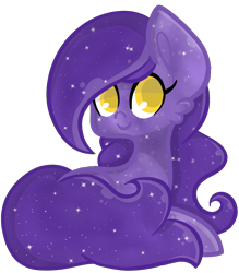 Size: 1752x2000 | Tagged: safe, artist:oniiponii, oc, oc only, pony, ear fluff, ethereal mane, simple background, solo, starry mane, transparent background