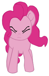 Size: 1197x1846 | Tagged: safe, artist:benpictures1, pinkie pie, earth pony, pony, g4, my little pony: the movie, cute, diapinkes, eyes closed, female, inkscape, mare, simple background, solo, transparent background, vector