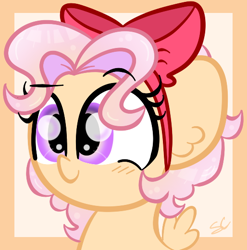 Size: 514x521 | Tagged: safe, artist:sugarcloud12, oc, pegasus, pony, female, filly, foal, solo