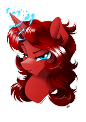 Size: 2480x3507 | Tagged: safe, artist:dormin-dim, oc, oc only, pony, unicorn, high res, magic, simple background, solo, transparent background