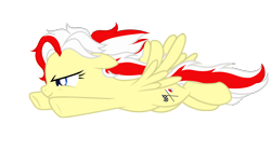 Size: 2737x1531 | Tagged: safe, artist:vi45, oc, oc only, oc:redsun, pegasus, pony, g4, flying, pegasus oc, simple background, solo, spread wings, transparent background, wings