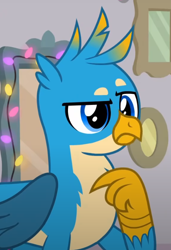 Size: 478x698 | Tagged: safe, screencap, gallus, griffon, g4, the hearth's warming club, cropped, male, solo