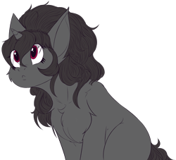 Size: 2243x2037 | Tagged: safe, artist:maximus, oc, oc only, oc:ashley rivera, pony, unicorn, chest fluff, high res, simple background, solo, transparent background