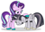 Size: 2896x2080 | Tagged: safe, artist:mlpadventures2020, starlight glimmer, twilight sparkle, alicorn, pony, unicorn, g4, comforting twilight, crying, depressed, discorded, discorded twilight, duo, female, folded wings, high res, mare, sad, simple background, sorrow, twilight sparkle (alicorn), twilight tragedy, white background, wings