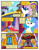 Size: 612x792 | Tagged: safe, artist:newbiespud, edit, edited screencap, screencap, discord, lord tirek, princess cadance, princess celestia, princess luna, shining armor, alicorn, centaur, draconequus, pony, taur, comic:friendship is dragons, g4, my little pony: friendship is magic, twilight's kingdom, canterlot castle, comic, dialogue, eyelashes, female, frown, grin, helmet, indoors, jewelry, male, mare, onomatopoeia, peytral, royal guard, screencap comic, side hug, smiling, stallion, tiara