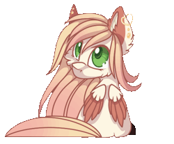Size: 500x414 | Tagged: safe, artist:mychelle, oc, oc only, pegasus, pony, animated, female, gif, mare, simple background, solo, transparent background