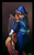 Size: 1056x1690 | Tagged: safe, artist:g-haze, oc, oc only, bat pony, anthro, clothes, fancy, soldier, solo, sword, uniform, uniform hat, weapon