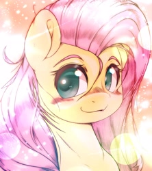Size: 1822x2048 | Tagged: safe, artist:kurogewapony, fluttershy, pegasus, pony, g4, blushing, bust, cute, female, looking at you, mare, portrait, shyabetes, solo