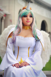 Size: 600x900 | Tagged: safe, artist:dashcosplay, princess celestia, human, clothes, cosplay, costume, irl, irl human, photo, solo