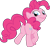 Size: 797x756 | Tagged: safe, pinkie pie, earth pony, pony, smile hd, g4, balloonbutt, butt, female, grin, looking at you, looking back, looking back at you, mare, plot, raised hoof, raised leg, simple background, smiling, smiling at you, smirk, solo, transparent background