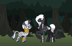 Size: 5920x3800 | Tagged: safe, artist:magicpebbles, zecora, oc, oc:galaxy dust, pegasus, pony, zebra, g4, absurd resolution, base used, male, stallion