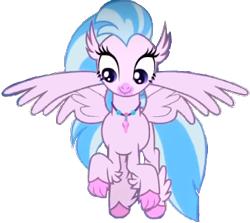 Size: 373x332 | Tagged: safe, edit, edited screencap, screencap, vector edit, silverstream, classical hippogriff, hippogriff, pony, g4, uprooted, background removed, cute, diastreamies, female, flying, happy, looking at you, mare, not a vector, pink skin, png, simple background, solo, transparent background, vector