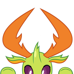 Size: 10000x10000 | Tagged: safe, artist:php170, part of a set, thorax, changedling, changeling, g4, absurd resolution, cute, king thorax, looking at you, male, peekaboo, peeking, simple background, solo, soon, thorabetes, transparent background, underhoof, vector