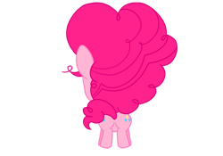 Size: 1069x747 | Tagged: safe, artist:lachlandingoofficial, pinkie pie, earth pony, pony, g4.5, my little pony: pony life, balloonbutt, butt, female, mare, plot, simple background, solo, transparent background