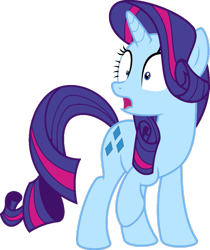 Size: 819x976 | Tagged: safe, artist:foxyfell1337, sparkler (g1), pony, unicorn, g1, g4, g1 to g4, generation leap, open mouth, simple background, solo, transparent background
