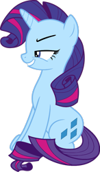 Size: 683x1171 | Tagged: safe, artist:foxyfell1337, sparkler (g1), pony, unicorn, g1, g4, g1 to g4, generation leap, grin, simple background, smiling, solo, transparent background