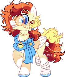 Size: 2413x2861 | Tagged: safe, artist:kurosawakuro, oc, oc only, pegasus, pony, base used, clothes, colored hooves, colored wings, ear piercing, earring, folded wings, glasses, grin, hoof polish, jewelry, male, messy hair, messy mane, messy tail, necklace, offspring, parent:fluttershy, parent:sunburst, parents:flutterburst, pegasus oc, piercing, ponytail, raised hoof, scarf, simple background, smiling, solo, stallion, tail, thick eyebrows, transparent background, two toned wings, wings