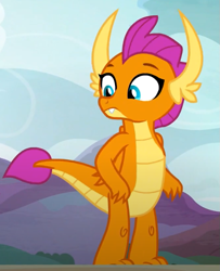 Size: 557x687 | Tagged: safe, screencap, smolder, dragon, g4, sweet and smoky, cropped, dragoness, female, solo