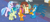 Size: 1136x499 | Tagged: safe, screencap, gallus, ocellus, sandbar, silverstream, smolder, yona, changedling, changeling, classical hippogriff, dragon, earth pony, griffon, hippogriff, pony, yak, friendship university, g4, my little pony: friendship is magic, bow, butt, cloven hooves, colored hooves, cropped, dragoness, female, hair bow, jewelry, male, monkey swings, necklace, plot, school of friendship, student six, teenager