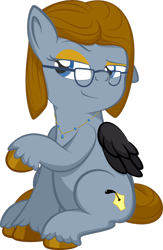 Size: 1920x2944 | Tagged: safe, artist:alexdti, oc, oc:present perfect, pegasus, pony, colored wings, female, mare, simple background, solo, transparent background, wings