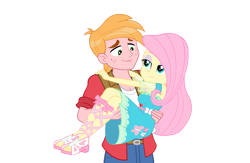 Size: 3840x2500 | Tagged: safe, alternate version, anonymous artist, big macintosh, fluttershy, human, do it for the ponygram!, equestria girls, five to nine, g4, my little pony equestria girls: better together, 4k, bedroom eyes, big breasts, breasts, bridal carry, busty fluttershy, carrying, cleavage, clothes, dress, feet, female, fluttershy boho dress, high res, lace sandals, looking at each other, looking at someone, male, sandals, ship:fluttermac, shipping, simple background, smiling, smiling at each other, straight, stupid sexy big macintosh, stupid sexy fluttershy, toned, transparent background