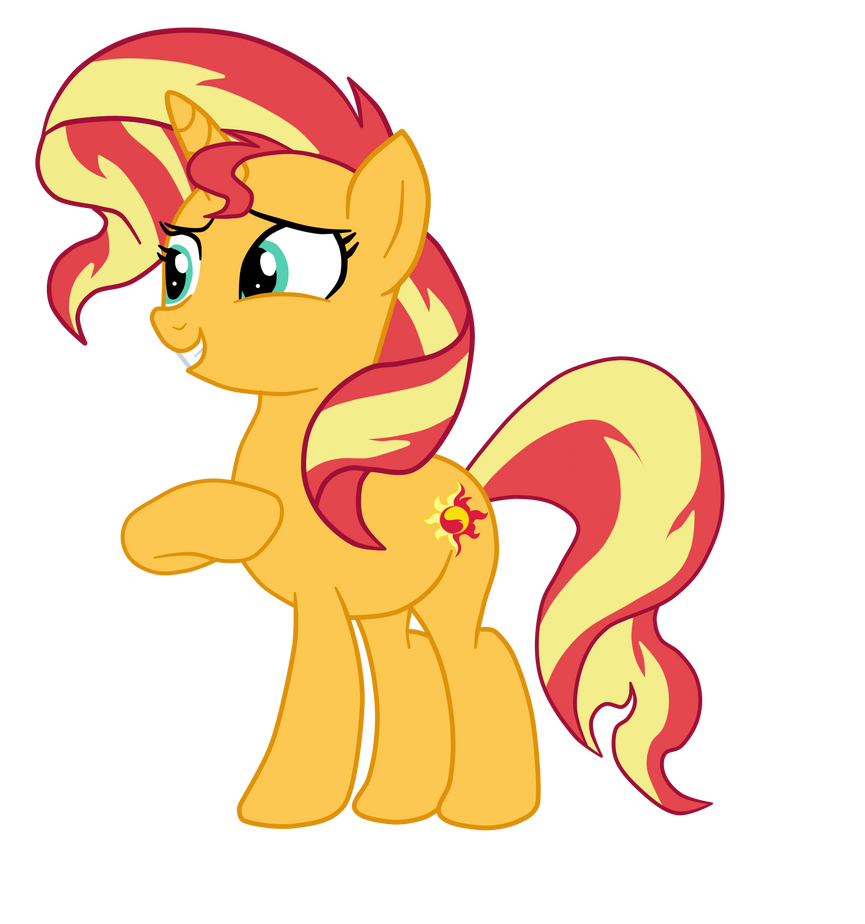 Safe Artist Gmaplay Sunset Shimmer Pony Unicorn