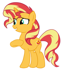 Size: 865x924 | Tagged: safe, artist:gmaplay, sunset shimmer, pony, unicorn, equestria girls, equestria girls series, g4, spring breakdown, spoiler:eqg series (season 2), female, mare, simple background, smiling, solo, sunset shimmer day, transparent background