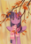 Size: 1365x1964 | Tagged: safe, artist:cherrnichka, twilight sparkle, alicorn, pony, g4, autumn, clothes, female, leaves, looking at you, mare, scarf, solo, striped scarf, tree, twilight sparkle (alicorn)