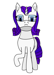 Size: 1429x2000 | Tagged: safe, artist:timcryt, rarity, pony, g4, looking at you, simple background, solo, transparent background