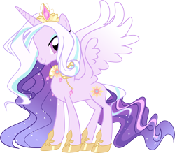 Size: 9317x8165 | Tagged: safe, artist:shootingstarsentry, oc, oc only, oc:morning sparkle, alicorn, pony, absurd resolution, concave belly, female, mare, simple background, slender, solo, thin, transparent background