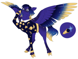 Size: 1600x1200 | Tagged: safe, artist:arexstar, oc, oc:golden stars, pegasus, pony, clothes, cloven hooves, colored wings, female, glasses, mare, multicolored wings, offspring, parent:flash sentry, parent:twilight sparkle, parents:flashlight, simple background, solo, sweater, white background, wings