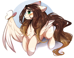 Size: 4512x3576 | Tagged: safe, artist:krissstudios, oc, oc:cindy, butterfly, pegasus, pony, absurd resolution, female, lying down, mare, prone, solo