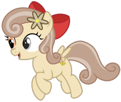 Size: 3470x2940 | Tagged: safe, artist:strategypony, oc, oc only, oc:dandelion "buttercup", pegasus, pony, female, filly, flower, flower in hair, flying, foal, heterochromia, high res, simple background, transparent background, wings