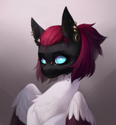 Size: 2600x2800 | Tagged: safe, artist:miurimau, oc, oc only, pegasus, pony, bust, high res, portrait, solo