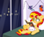 Size: 1920x1625 | Tagged: safe, artist:grapefruit-face, sunset shimmer, oc, cat, pony, unicorn, g4, bed, female, solo