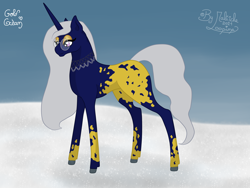 Size: 4000x3000 | Tagged: safe, artist:loopina, oc, oc:gold ocean, pony, unicorn, female