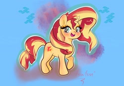 Size: 2360x1640 | Tagged: safe, artist:flutterten, sunset shimmer, pony, unicorn, g4, female, solo