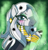 Size: 829x868 | Tagged: safe, artist:geluatekurama, zecora, zebra, g4, alternate hairstyle, blushing, female, nightmare night, solo