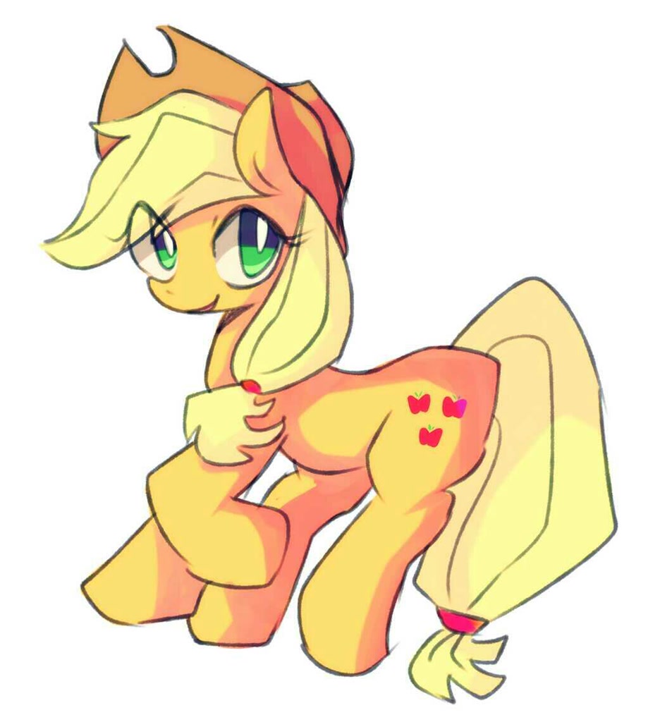 #2954550 - safe, artist:maren, applejack, earth pony, pony, g4, 2013 ...