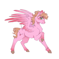 Size: 3000x3000 | Tagged: safe, artist:flaming-trash-can, pegasus, pony, high res, simple background, solo, white background