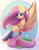 Size: 1950x2500 | Tagged: safe, artist:miryelis, fluttershy, pegasus, pony, g4, hurricane fluttershy, cute, female, flying, full body, long hair, looking at you, mare, simple background, smiling, smiling at you, solo, sparkles, sporty style, wings
