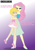 Size: 661x935 | Tagged: safe, artist:excelso36, fluttershy, oc, oc:cherish lynne, human, equestria girls, g4, clothes, commissioner:shortskirtsandexplosions, crossdressing, dress, femboy, fluttershy likes femboys, girly, holding, mary janes, petticoat, shoes, sissy