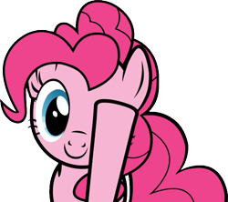 Size: 623x554 | Tagged: safe, artist:thomasdafoestudios, artist:tridashie, pinkie pie, pinkie promise (animation), g4, background removed, pinkie promise, simple background, solo, transparent background