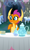 Size: 372x611 | Tagged: safe, screencap, smolder, dragon, g4, my little pony: friendship is magic, what lies beneath, cropped, cup, cute, dragoness, female, smolderbetes, solo, tea set, teacup, teapot