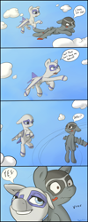 Size: 2000x5000 | Tagged: safe, artist:keeponhatin, oc, oc:air liner, oc:blitz, original species, plane pony, 4 panel comic, a-10 thunderbolt ii, adorable face, boeing 707, boeing 737, bunting, cloud, comic, cute, daaaaaaaaaaaw, fast, floating, flying, heartwarming in hindsight, hilarious in hindsight, looking at each other, looking at someone, nuzzling, ocbetes, plane, purring, scared, shocked, silly, sky, slow, smiling, surprised, talking, text, vrrr