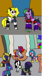 Size: 953x1685 | Tagged: safe, artist:ask-luciavampire, oc, earth pony, pony, undead, vampire, vampony, clothes, costume, halloween, halloween costume, holiday